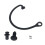 Fuel Cap Retaining Strap Portable Lightweight Curved 4