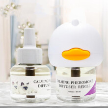 Kit diffuseur de phéromones apaisantes pour chats avec 2 recharges