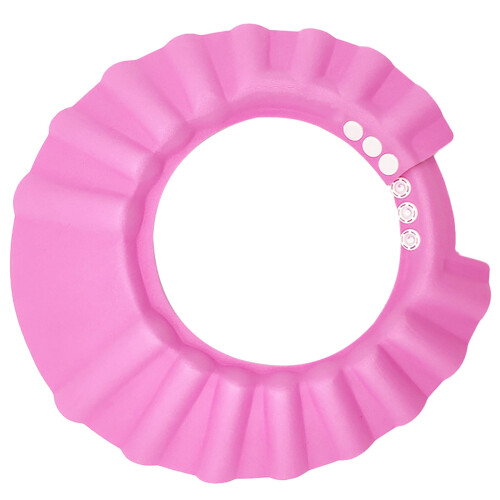 Touca de banho para lavar e pentear o cabelo com borda macia e flexível.