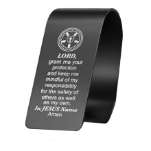 Lord Grant Me Your Protection and Keep Me Midful Visor Clip for Cars, Driver'S Prayer Gifts, Safe Driving Religious