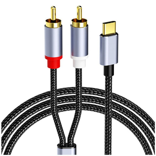 USB-C till 3,5 mm ljudadapterkabel 1 meter
