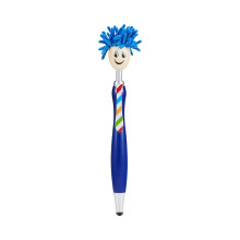Stylo bille Fluffy Doll bleu 1 ml compatible avec les écrans tactiles
