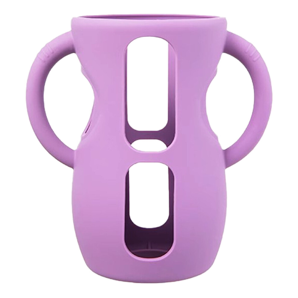 Purple silicone bottle sleeve for Philips Avent Natural
