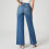 Women's Straight Leg High Waisted Jeans Blue 4