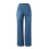 Women's Straight Leg High Waisted Jeans Blue 5