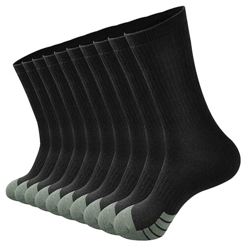 Herr basketstrumpor gröna 5-pack