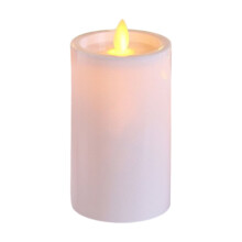 Lampada a LED con effetto candela simulata e fiamma realistica, 7,5x15 cm.