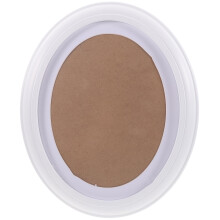 Cadre photo ovale en bois de 25 cm (10 pouces) pour décoration murale