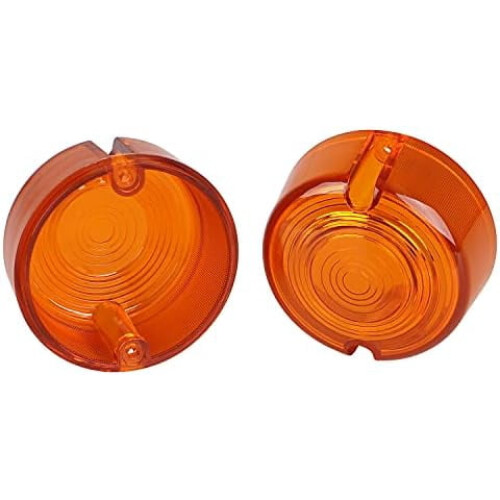 Ravfarget ABS-plastdeksel for blinklys til Harley 2