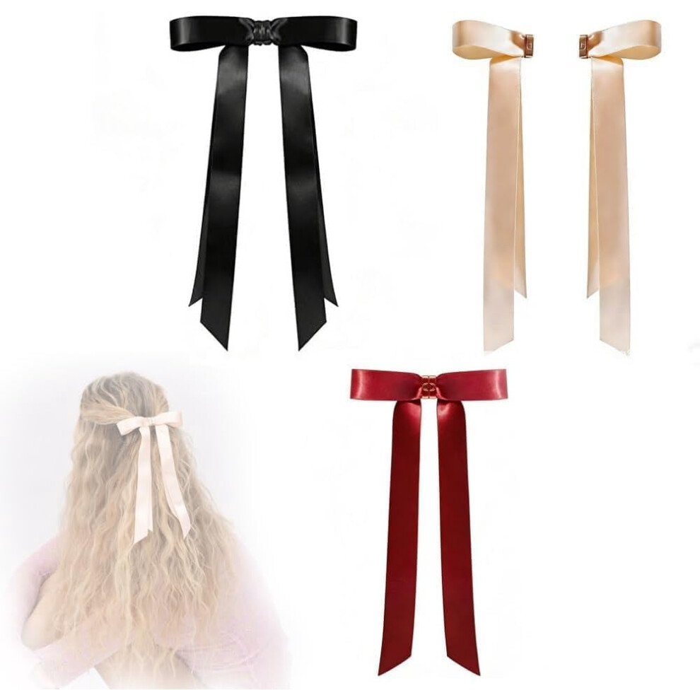 Magnetic Bow Hair Clip Butterfly Style 2-in-1 No-Slip