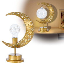Lanterne de Ramadan, lampe lune, lumière galaxie, à piles