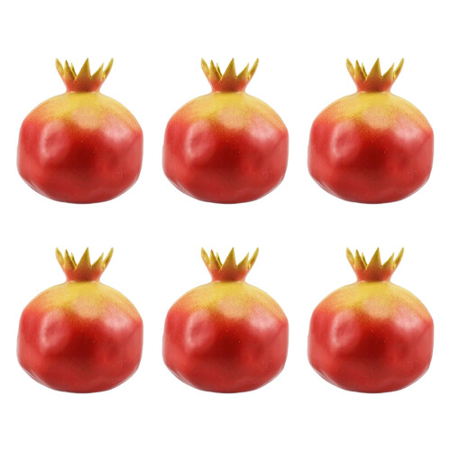 Set decorativo di frutta artificiale, 24 tipi, 6 pezzi