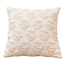 Easter Pillow Covers Beige Rabbit Soft Plush Cushion Farmhouse Easter Decorations Throw Pillows for Bedroom Sofa Holiday Home Living Room Sofa
