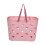 Strandtas, draagbare opbergmand, roze 4