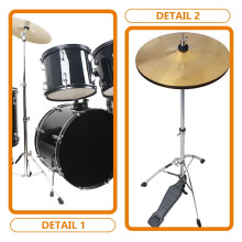 Jazz Drum Crash Cymbal Golden Metal 16 Inch