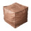 PU leather pouf cover bohemian 1 piece 2