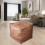 PU leather pouf cover bohemian 1 piece 5
