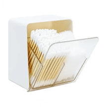 Organisateur de comptoir pour cotons-tiges et boules de toilette (1 pièce)