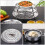 Stainless Steel Steamer Rack Silver 1pc Multiple Sizes 5