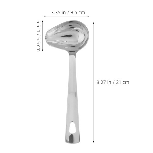 WHAMVOX sauce spoon rust-resistant 21 x 8.5 x 5.5 cm 1