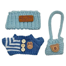 Crochet Doll Sweater Set for 15cm 17cm Dolls 3-Piece