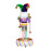 Wooden Clown Nutcracker Music Box Manual Wind Up 1