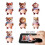 Bauchaufkleber, 3D-Tier-Streichaufkleber, 10er-Pack 1