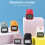 Electronic finger counter with LED display 6-digit 6