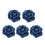 Denim Flower Embellishments for DIY Crafts 5 pcs 1