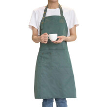 Art Aprons for Painting Pottery Ceramics, Mens Women Kitchen Cooking Aprons Waterproof Green