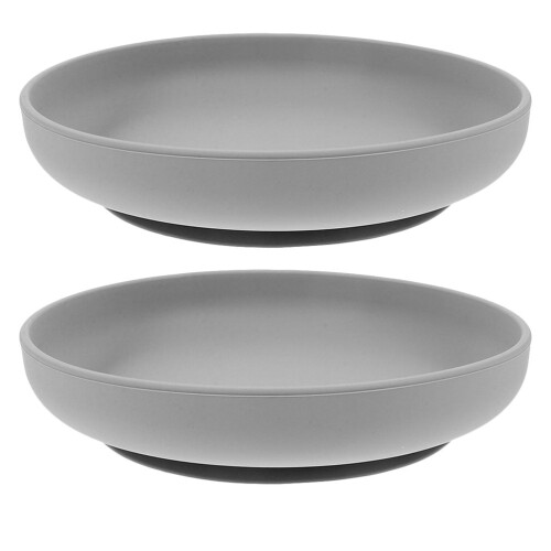 Silicone Scoop Dish with Suction Base 2 pcs