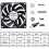 DC5V80mm USB borstelloze koelventilator808010mm 8
