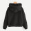 Fleece-hættetrøje til piger, 4-15 år, ensfarvet pullover med 4