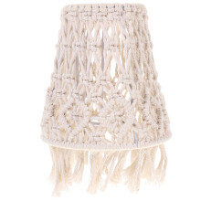 Abat-jour bohème tissé pour lampe de table