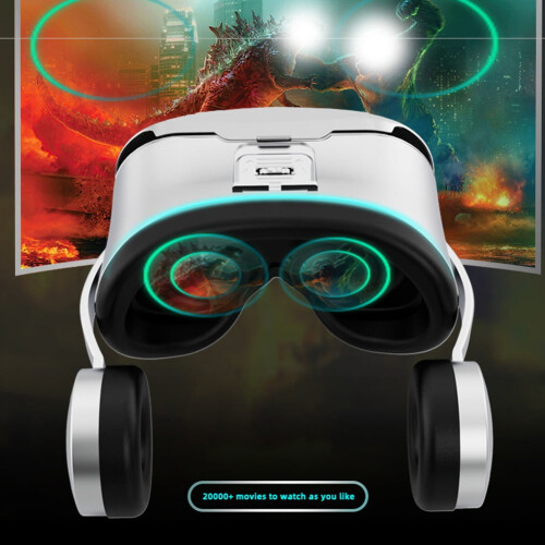 Visore VR per giochi e film, compatibile con iOS e 1