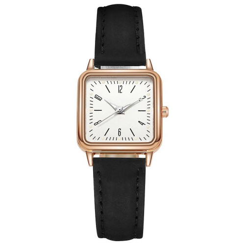 Women's Luminous Leather Strap Watch Quartz 1