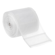 Translucent pleated curtain tape nylon white 10.9 yards