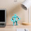 Figura impressa em 3D de 4 polegadas do personagem T13, preta. 4