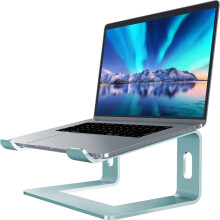 Ergonomischer Laptopständer aus Aluminium für 10-15,6 Zoll, Silber