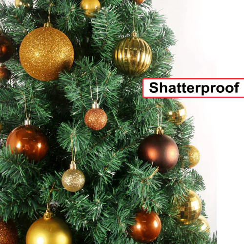 Bruchsichere Weihnachtskugeln, 200 Stück 1