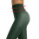 Collant velati da donna, tinta unita verde nylon, 1 paio 4