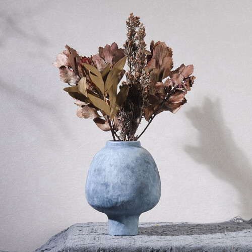 Vază ceramică pentru decor rustic, 1 bucată 1