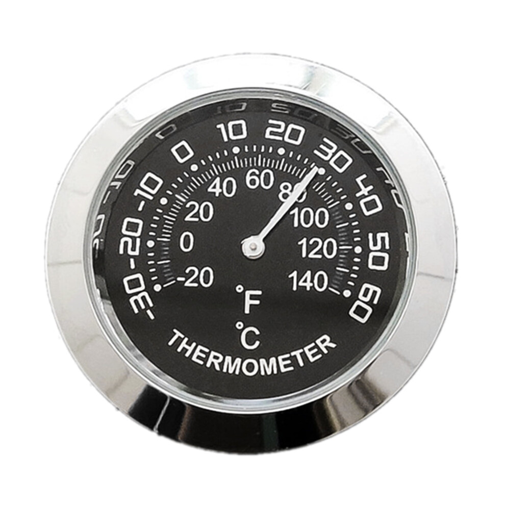 Car Dashboard Thermometer Hygrometer Clock Metal Alloy 900223152800