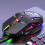 Ενσύρματο ποντίκι παιχνιδιών RGB 4-ταχύτητας DPI Εργονομικό μακροεντολό μαύρο 1