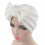 Bonnet chimio pour femme, blanc, taille unique 2