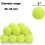 Mini tennispallot lemmikeille 2 tuumaa 6 pakkausta 4