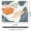Gummimauspad mit Strandmuster, 12 x 10 Zoll 7
