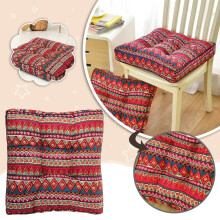 Coussin d'assise carré pour chaise de jardin/terrasse/cuisine 19,7 pouces