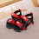 Boys LED Light-Up Beach Sandals Red Size 22 5
