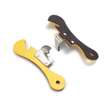 Ouvre-boîte et ouvre-bouteille en acier inoxydable 9,7 x 3,4 x 2 cm